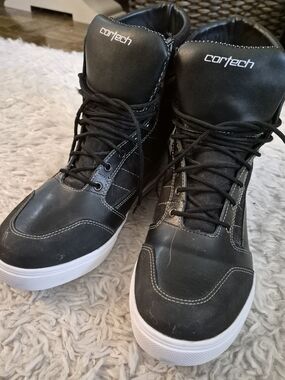 Cortech Men's Black High-Top Riding Shoes